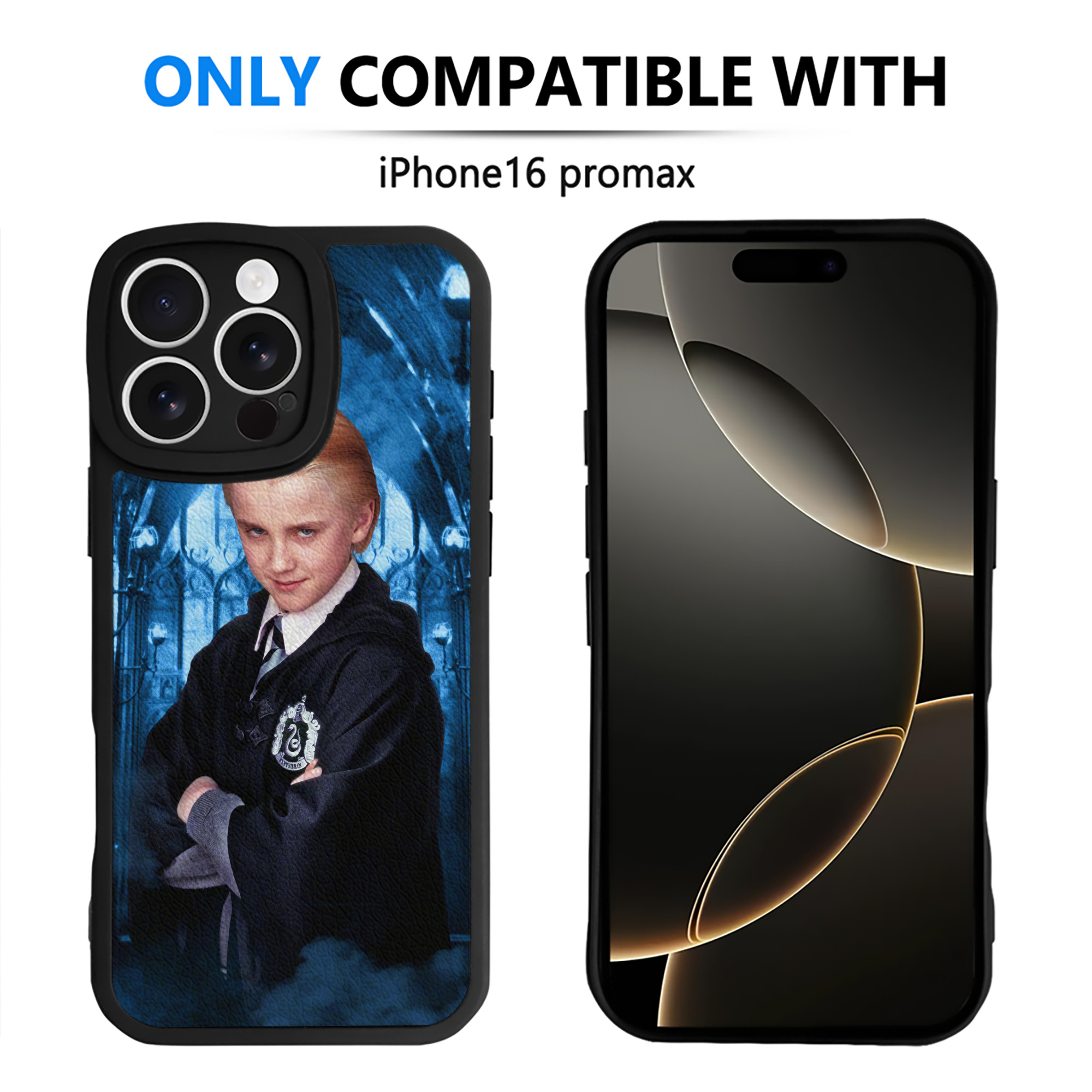 （画像用） Harry Potter ハリー・ポッターシリーズ 【iPhone 16シリーズ対応】シリコンスマホケース（レザー調） 材質：シリコン